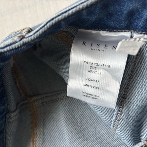 RISEN Mid Rise Slouchy Barrel Ankle Jeans Medium Wash Size 25 PGA21178 - Picture 8 of 13